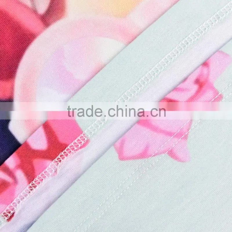 Brand New Custom 3D Printing Hipster Girl Fabric Rock T-shirt