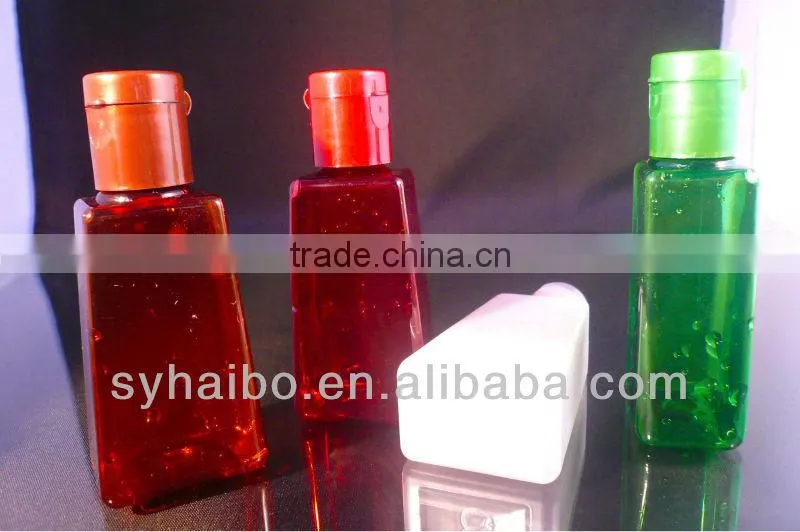 empty plastic pet bottle for travel with bottle cap