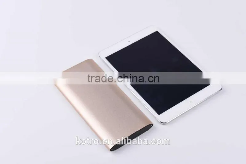 The Newest Portable Aluminium Shell 6000 mah Mobile Quick Charging QC2.0 Power Bank
