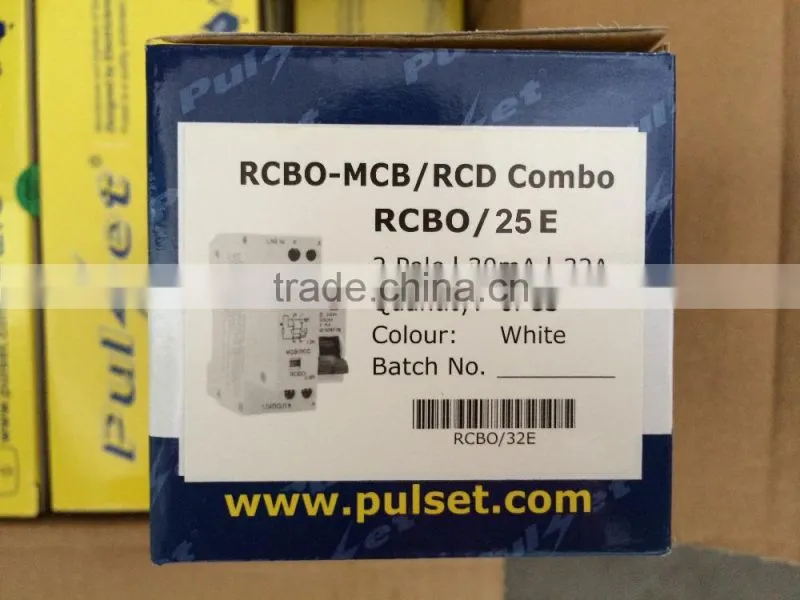 RCBO 2p Residual Current Double Pole RCBO