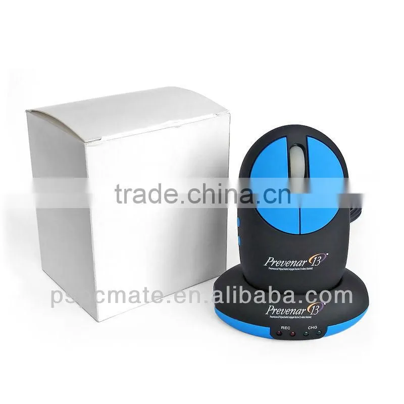 High quality Rechargeable Wireless Optical Mouse with 2.0USB HUB and docking station