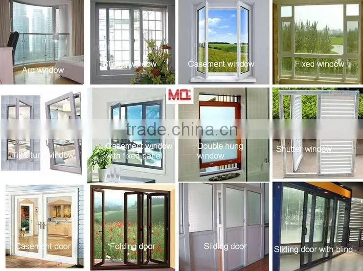 aluminum frame glass shutter window factory
