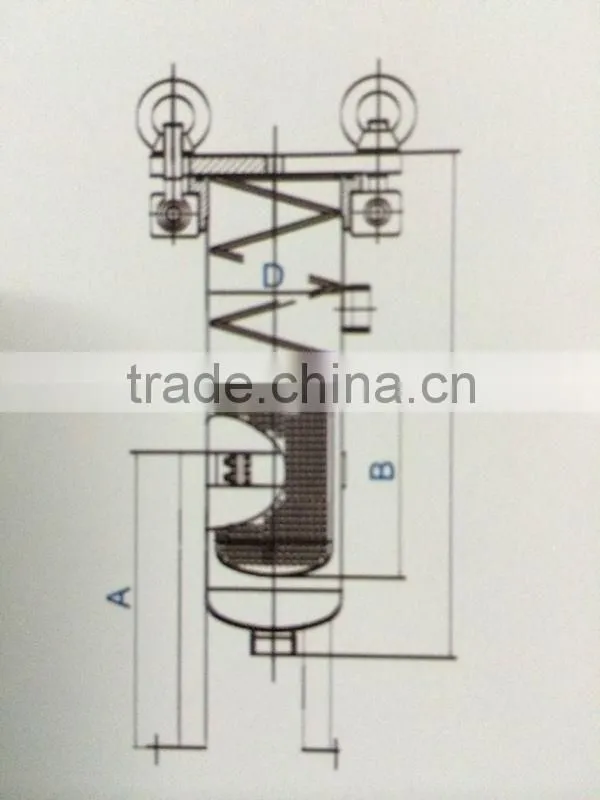 stainless steel bag housing/dust collector filters