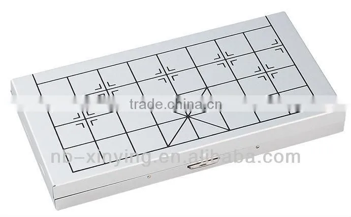 mini travel chinese chess in metal box