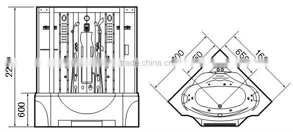 Steam Room(steam shower room,steam bathtub)WS-608P