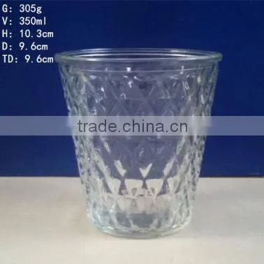 wholesale 700ml votive glass candle tealight jar holder with lid