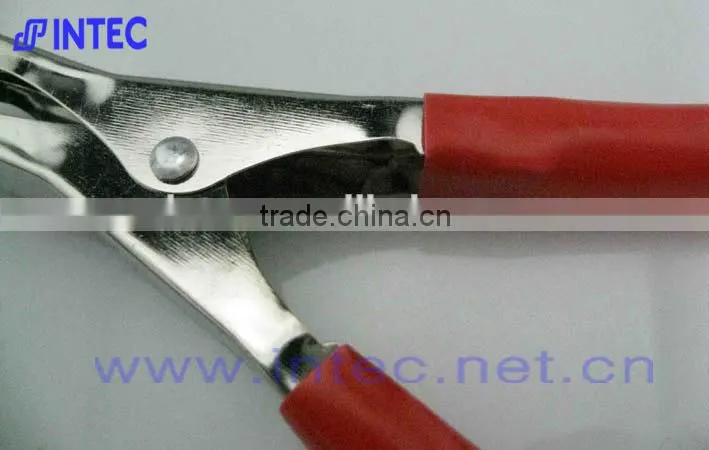 Jumper Wires Alligator Crocodile Roach Test Clip Plastic Handles Crocodile clips 100mm red color I00120