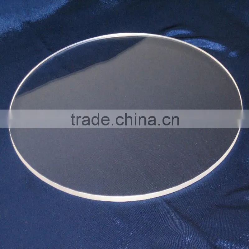 High Purity Optical Circular Or Rectangle Quartz Glass Plane window