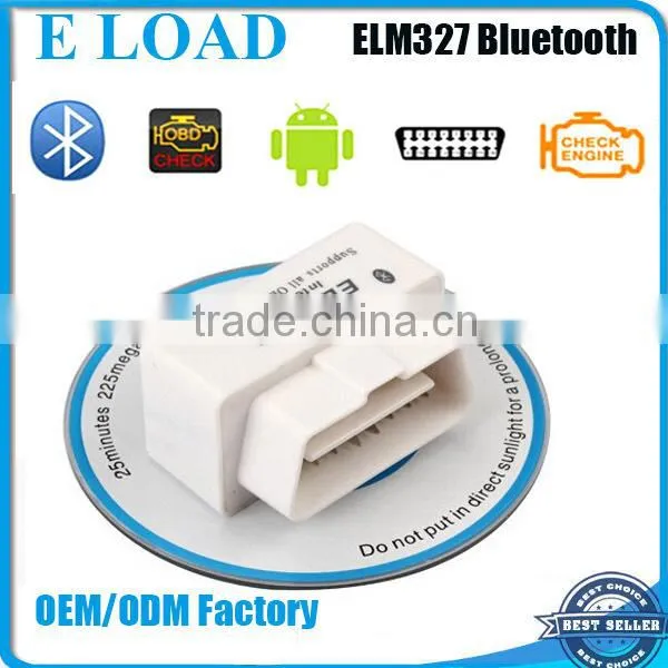 Super Mini elm 327 bluetooth V1.5 OBD2 OBDII Adapter Auto Scanner