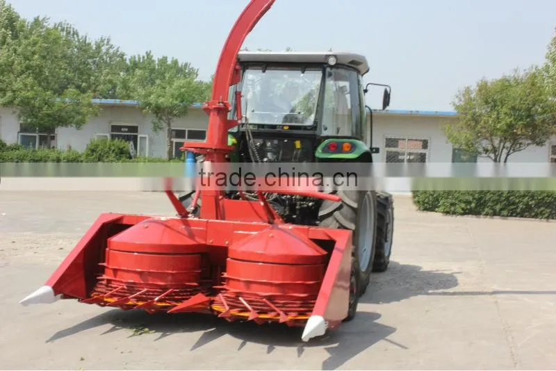 wheat forage harvester powered by tractor