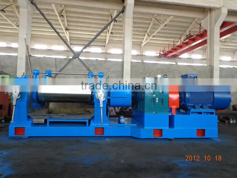 Two Roll Open Type Rubber Mixing Mill / mixing rolling machine with CE