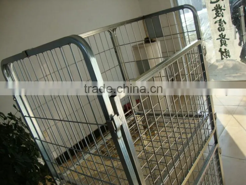 4-sides Foldable Mesh Steel Roll Container