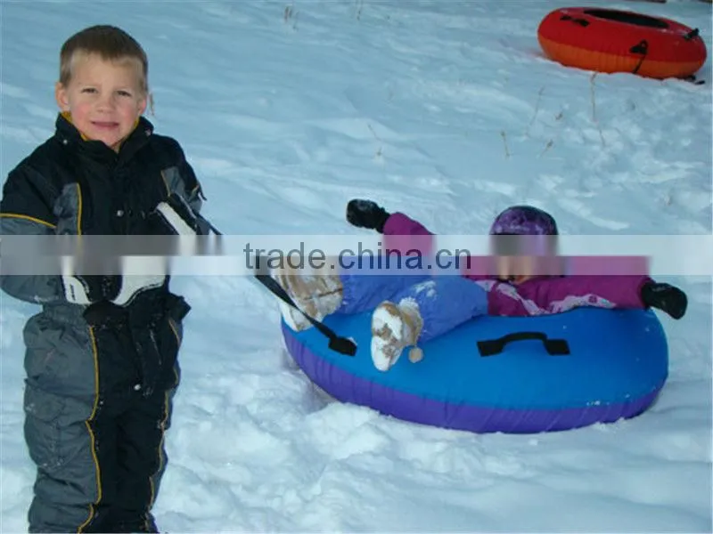 anti-freeze pvc inflatable towable snow tube cover with fabric water slide for adult