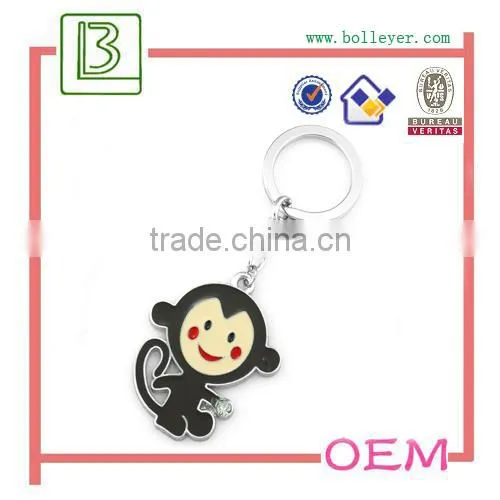 monkey shaped promotional keychain
