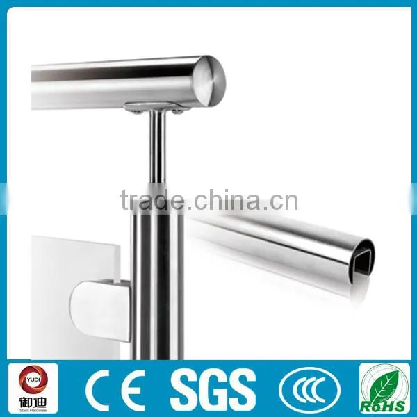 stainless steel glass stair handrail factory