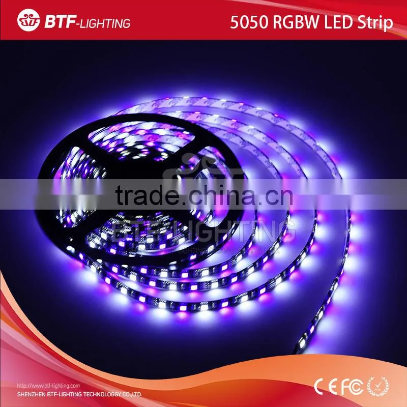 5050 RGBW 5m 60leds/m led strip rgbw RGB+Cold White strip Waterproof IP65 Black PCB DC12V SMD 5050 Mixed color