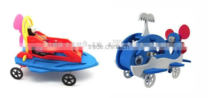 Rubber Band Power EVA Car and Plane Science Toys