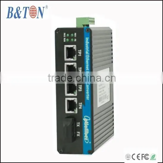 6port 10/100M IP40 industrial managed poe switch