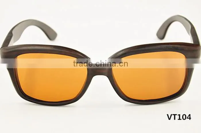 2016 new style classic retro UV400 mirror lens design bamboo wooden polarized sunglasses sun glasses