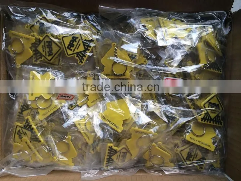 Wholesale cheap custom T-shirt shaped PVC keyring