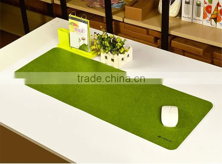 Multifunctional Protective PU felt Leather Mat /Mouse Pad /Table Mat/Desk Pad/Organizer For Desktops And Laptops,