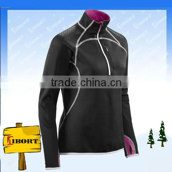 JHDM-1559 ladies 2012 softshell pullover with high neck collar