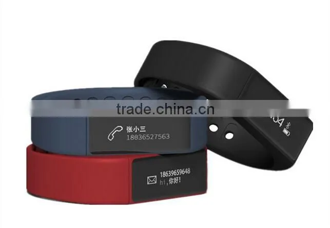 i5 plus smart wristband bracelet bluetooth 4.0 three color red,black,deep blue