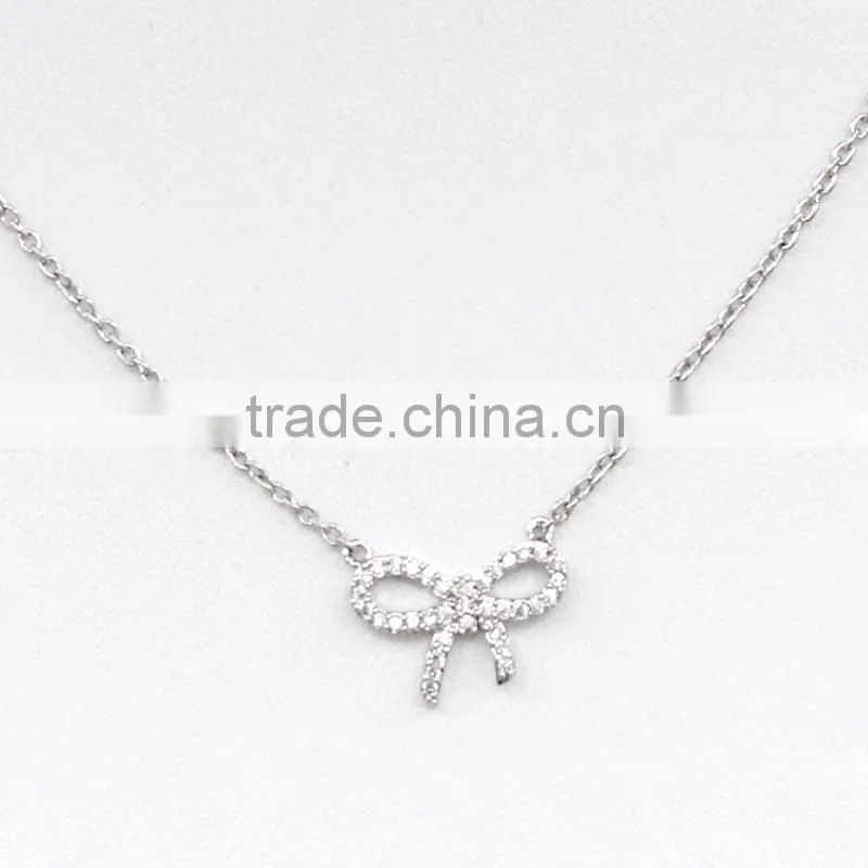 2016 Fashion Butterfly Design Crystal Necklace