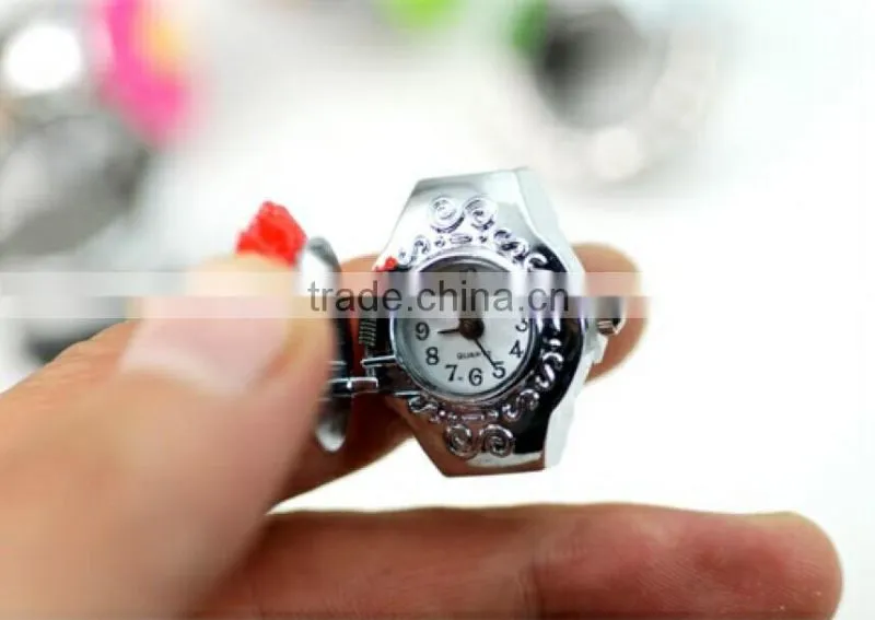 JP TIME Sunflower ring watch wholesale metal digital finger watch