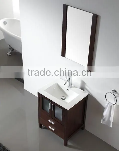 Small Bathroom Wash Basin Floor Cabinet Hotel Vanity Bathroom Furniture No.3200A