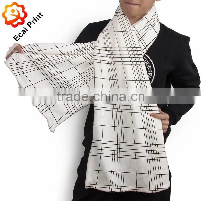 HOT SELL custom made sublimation digital printed blanket scarf
