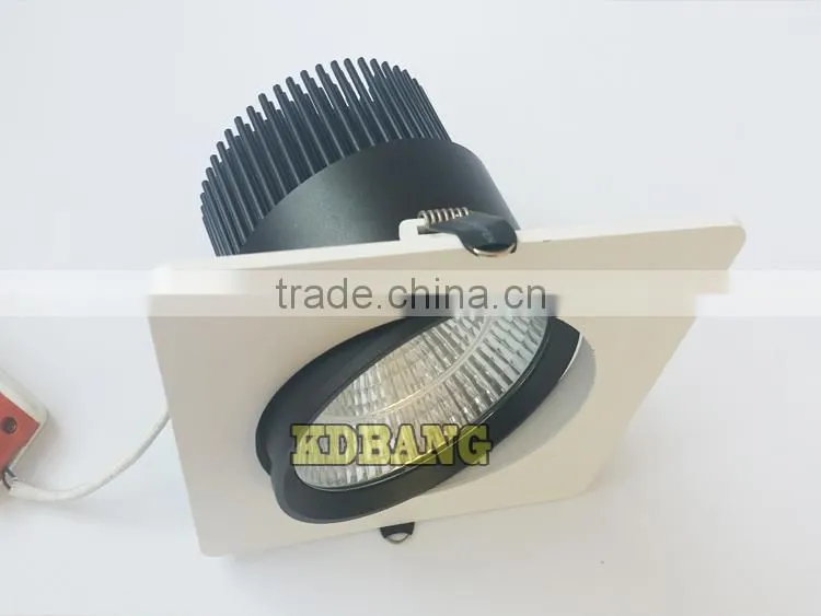 China factory wholesale 25w led cob square downlight