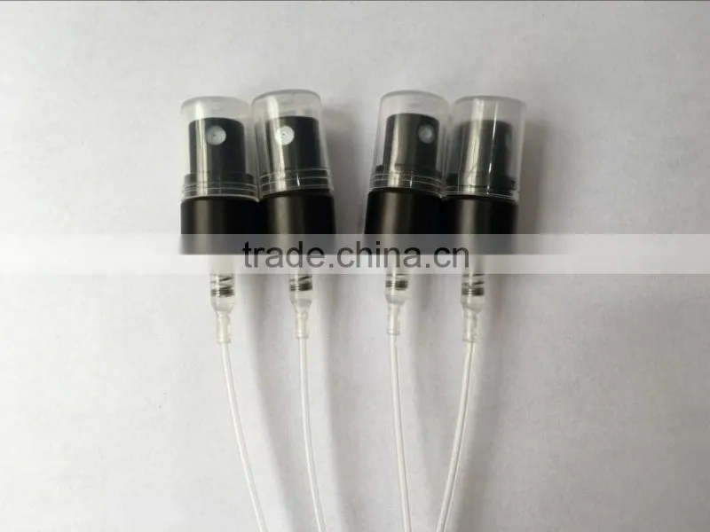 12/410 small aluminum perfume sprayer with plastic cap