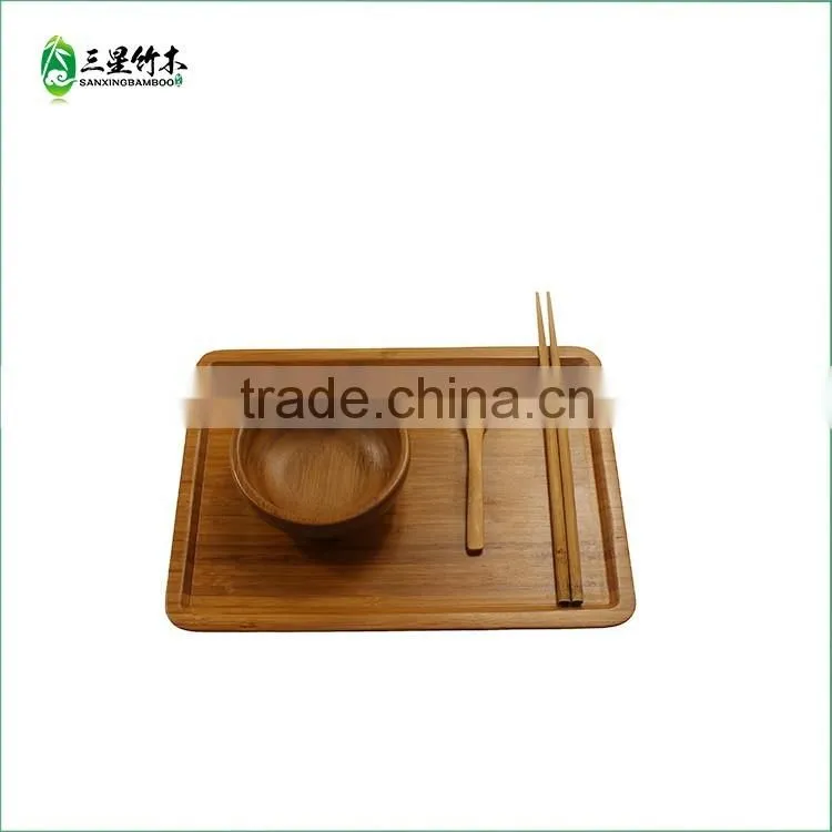 big rectangle bamboo tray for food