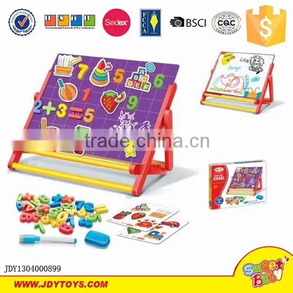 Children educational plastic color magnetic writing board for kids