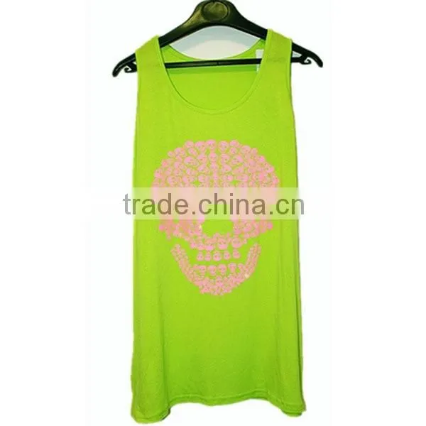 Bestseller ! 2014 Hot Sale Custom Loose Lady New Design Fashion Top (lyt-040008)