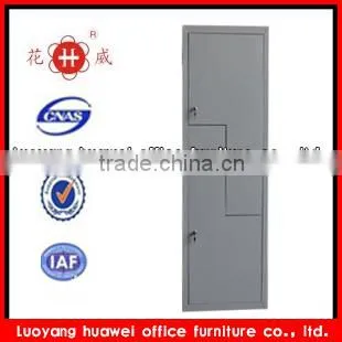 gym use metal 6-door wardrobe design with lock
