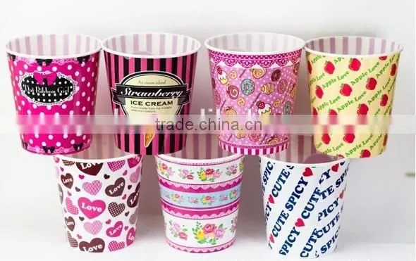 32oz disposable paper popcorn cup container