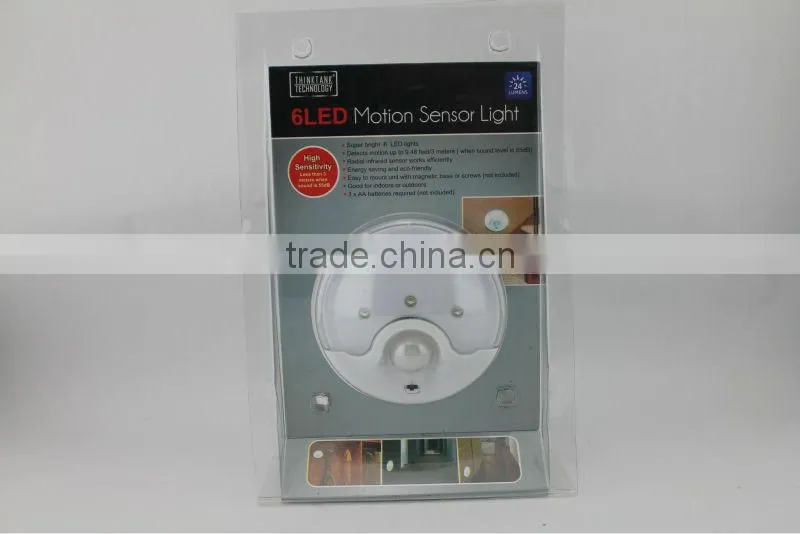6LED wireless motion led sensor light