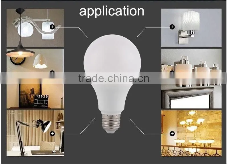 LC-F020A 2015 Slim style A60 5W LED bulb ultra thin Flat Design E27 high lumen