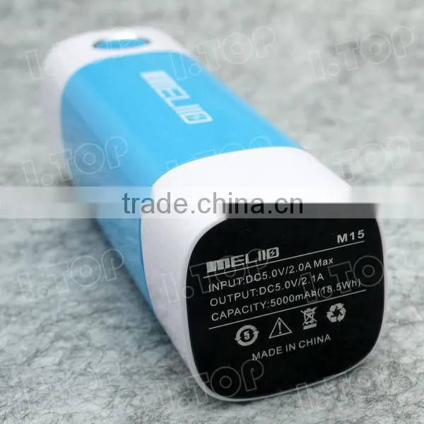 Hot sale! Wholesale Fashion Round Design 5000mAh Power Bank For Mobile Phone
