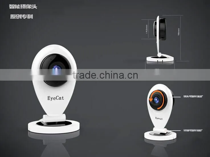 New Arrival Support WPS APP Video Push TF Card Slot Baby Monitor 720P Mini Wireless IP Camera