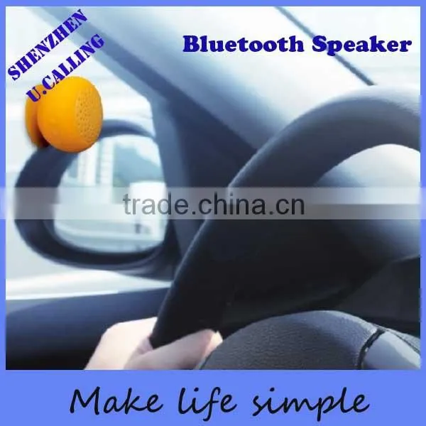 Cheap Gift Mini Wireless Suction Bluetooth Speaker for Portable Device