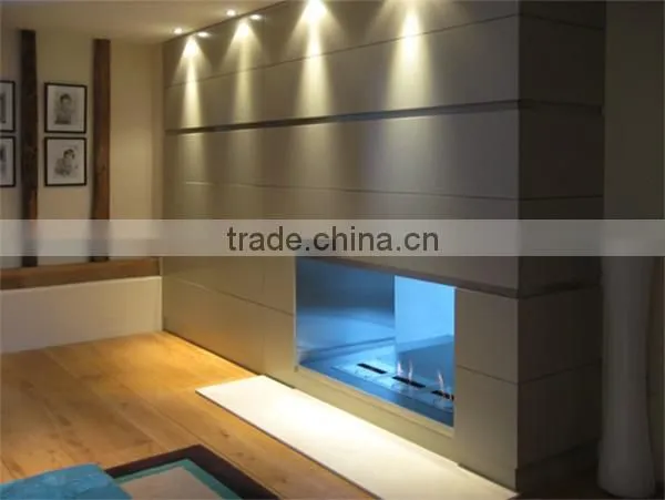bio ethanol stainless steel fireplace