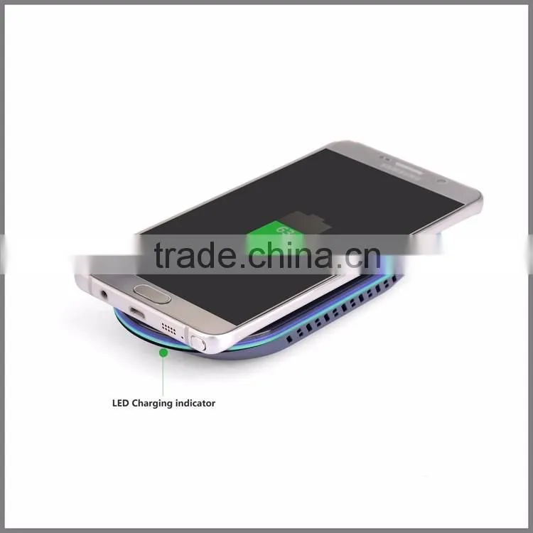 2016 QI Standard Led Wireless Charger Receiver 1000MmA For Samsung iPhone