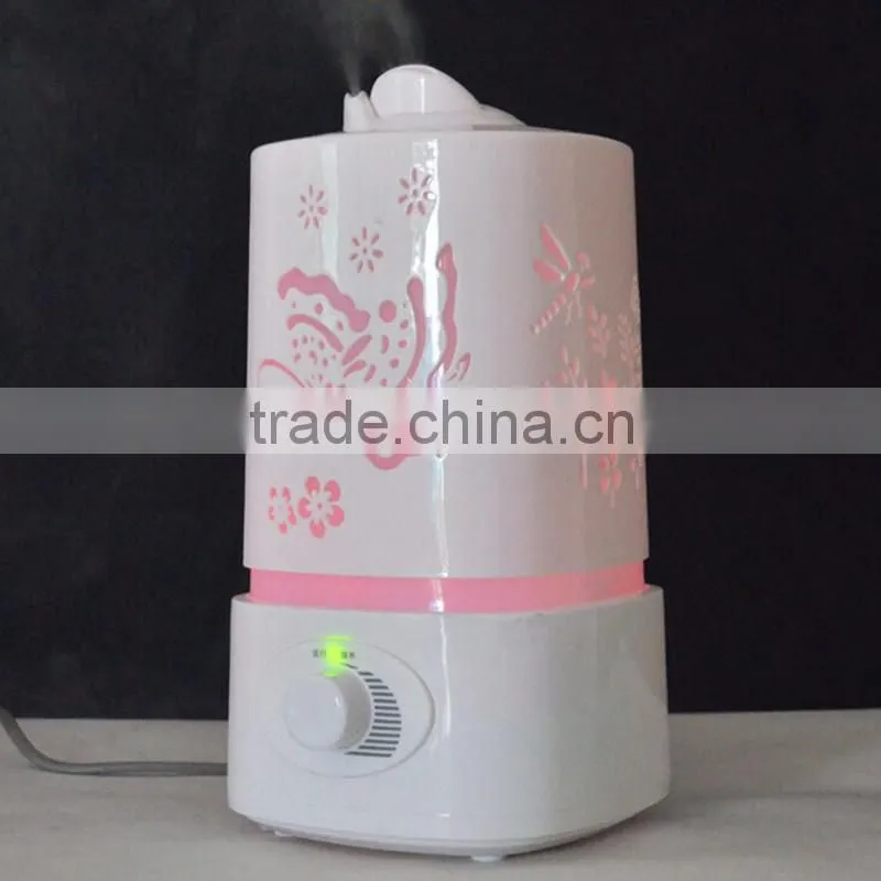 2016 Top Rated Home Appliance Ultrasonic Humidifier With 1.5 L Water Tank In PP Material