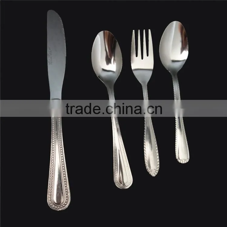 Machine polish cutlery set with the price 895 USD each ton in stock