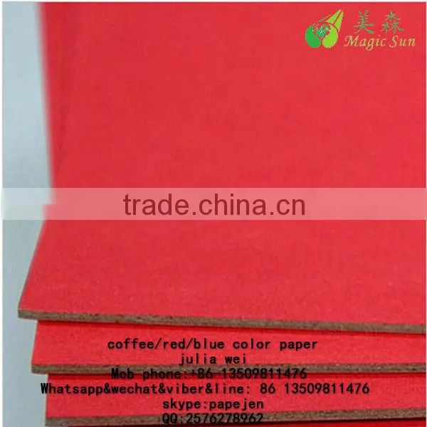 Notebook 230gsm red card invitation card board red color kraft paper