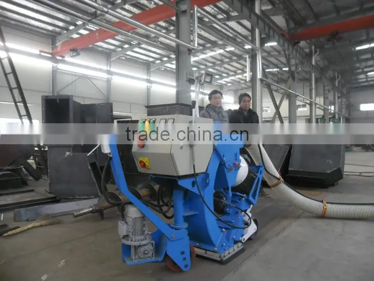 Concrete shotblast machine