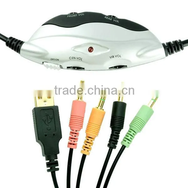 DVD Real 5.1 channel metal headphone